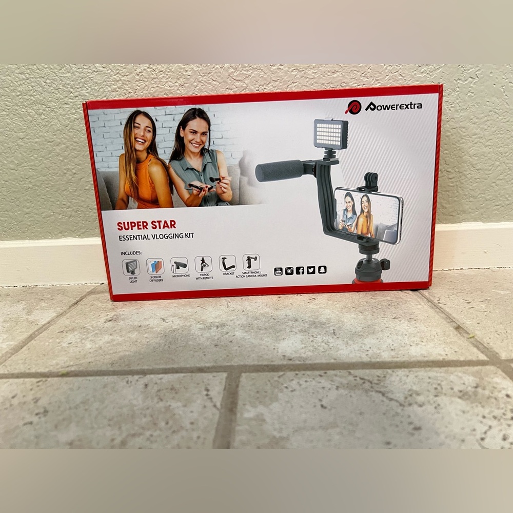 Super Star Essential Vlogging Kit - Black